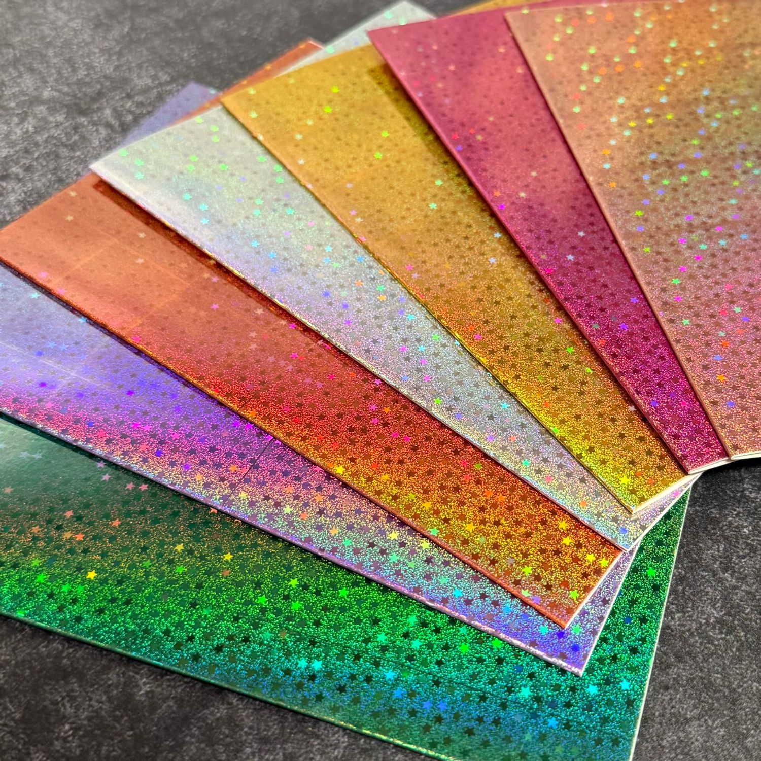 Kartenset Sterne Rainbow, B6