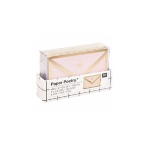 Mini Love Letter Set, Pastell
