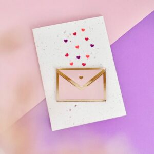 Mini Foliensticker Herzen, 3 Bögen