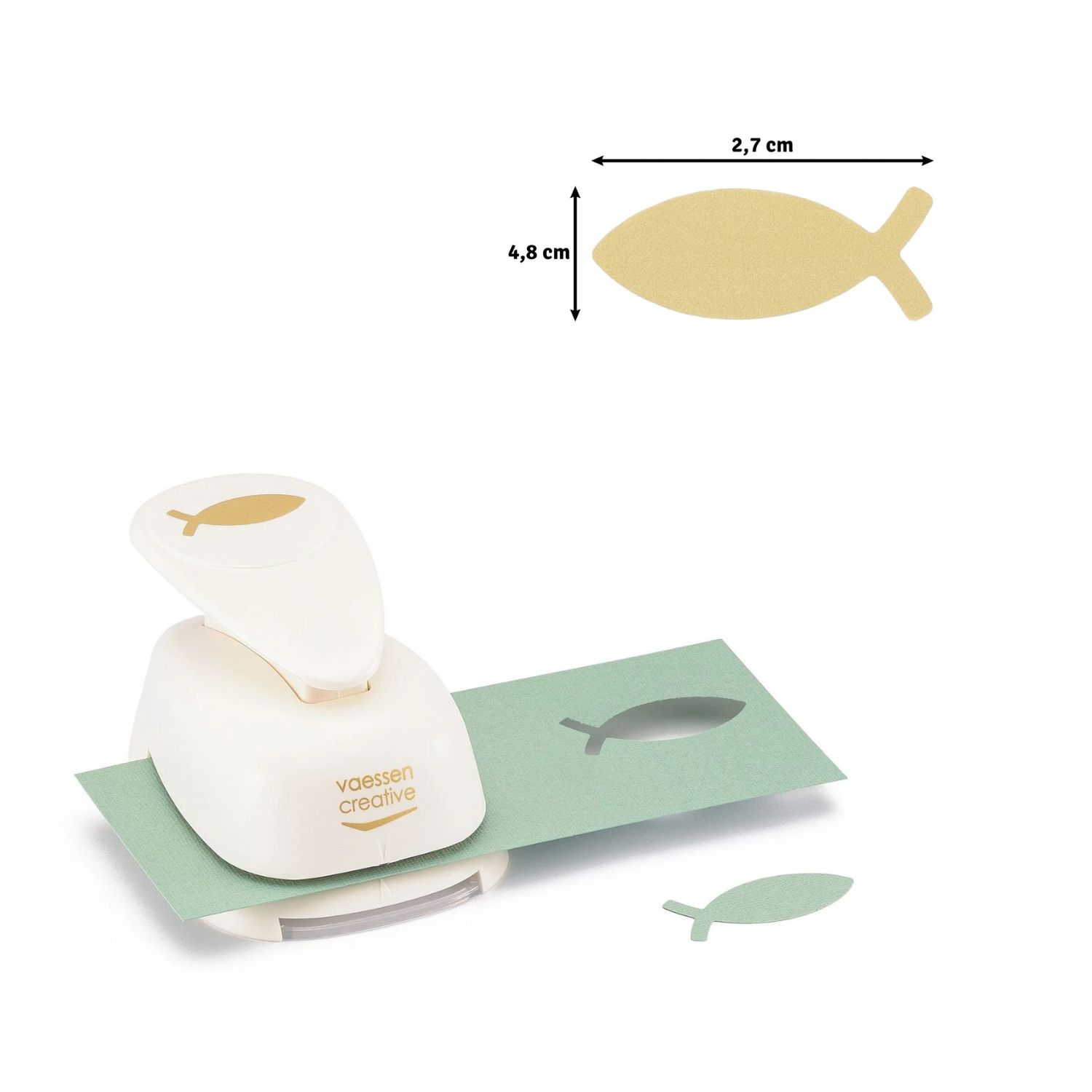 Motivstanzer Fisch, 4,5 cm