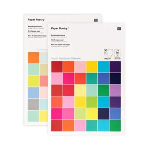 Paper Poetry Bastelblock Super Colours