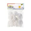 Folia Pompons, Weiß