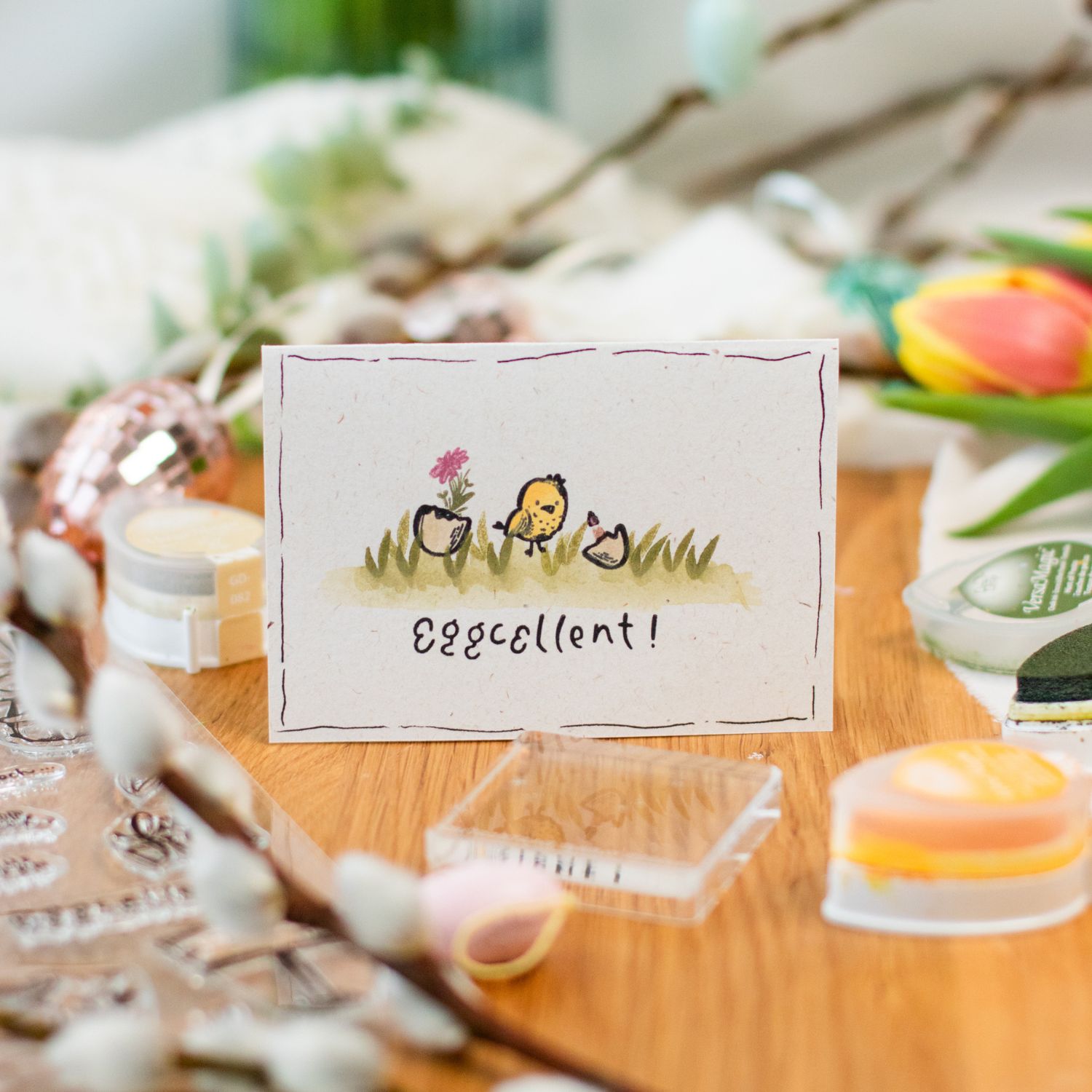 Stempelset "Tierisch was los" - Unsere kleine Bastelstube