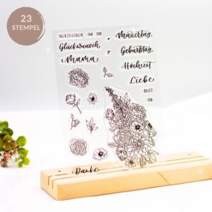 Stempelset Floral Lines, Design: Ländle Liebelei