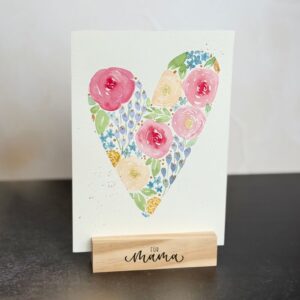 Ländle Liebelei Kreativ-Schablone, Herz schmal, L