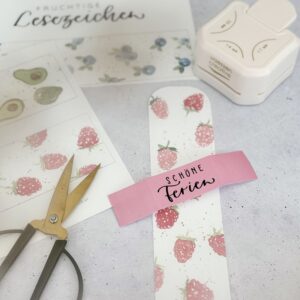 Vorlagen Fruchtige Lesezeichen