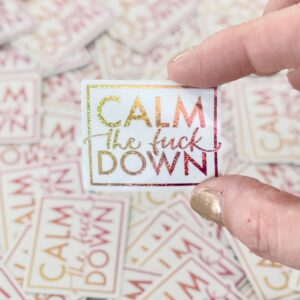 Sticker CALM DOWN, Pixie Dust