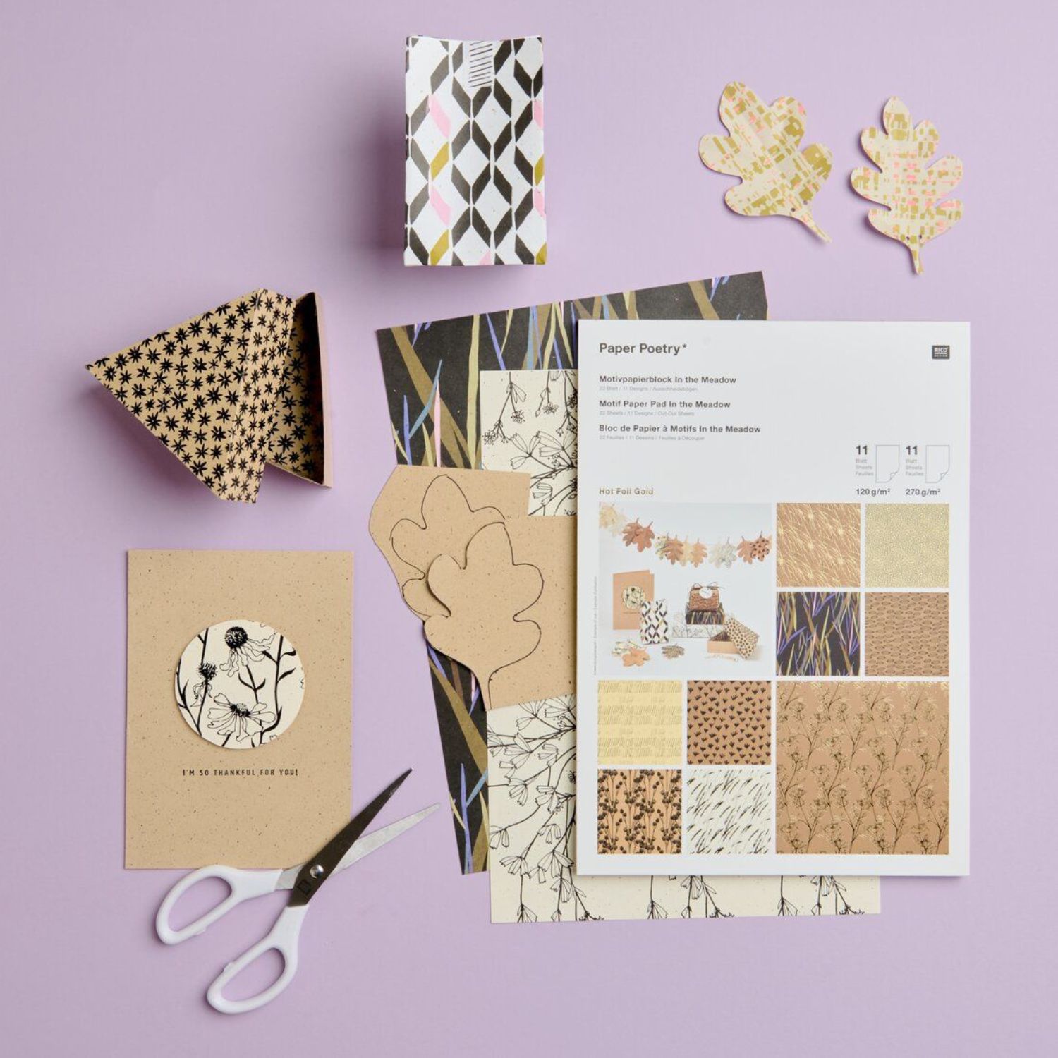 Motivpapierblock "In the Meadow"