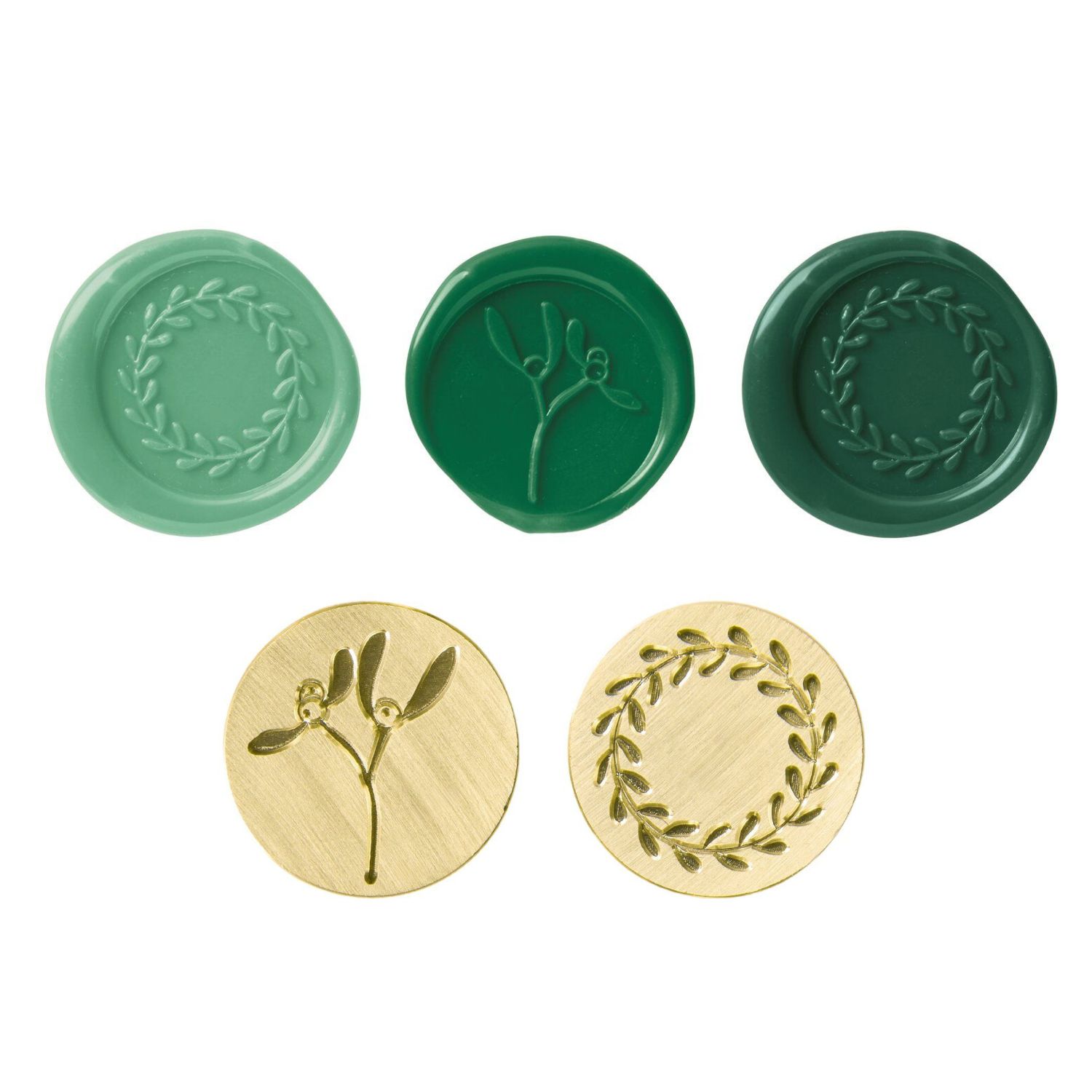 Siegelwachs-Set Mistelzweig
