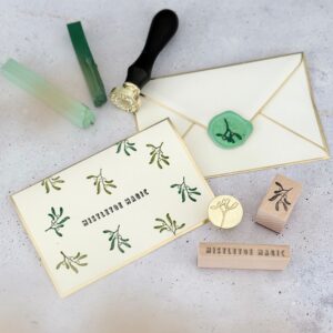 SiegelSiegelwachs-Set Mistelzweigwachs-Set Mistelzweig